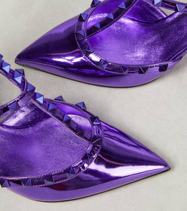 Valentino Garavani Rockstud patent leather pumps