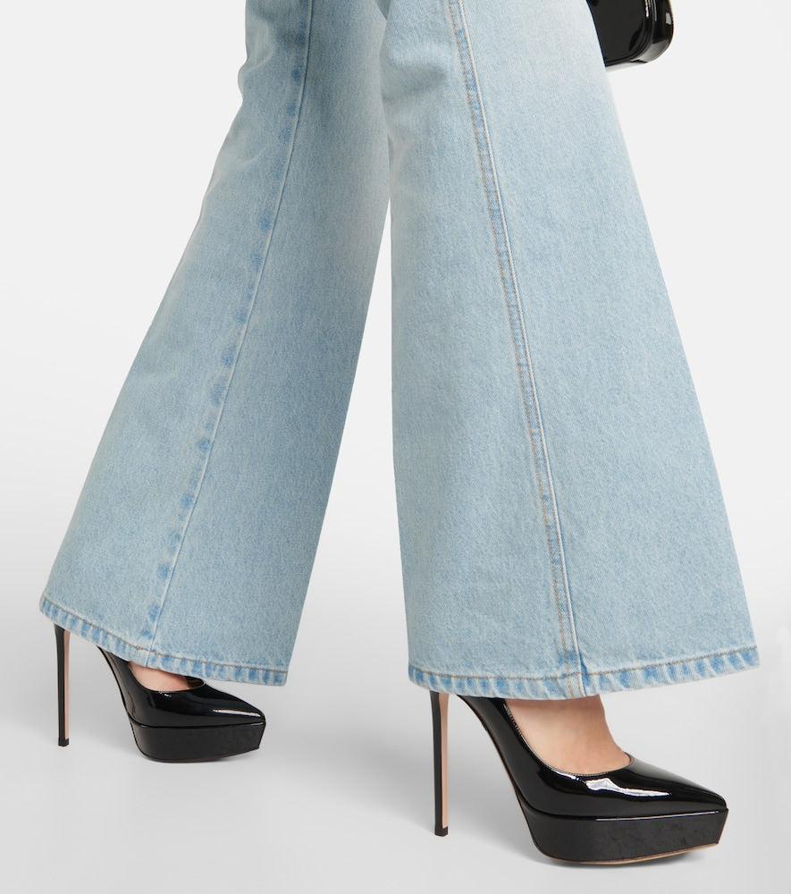 Gianvito Rossi Patent leather platform pumps