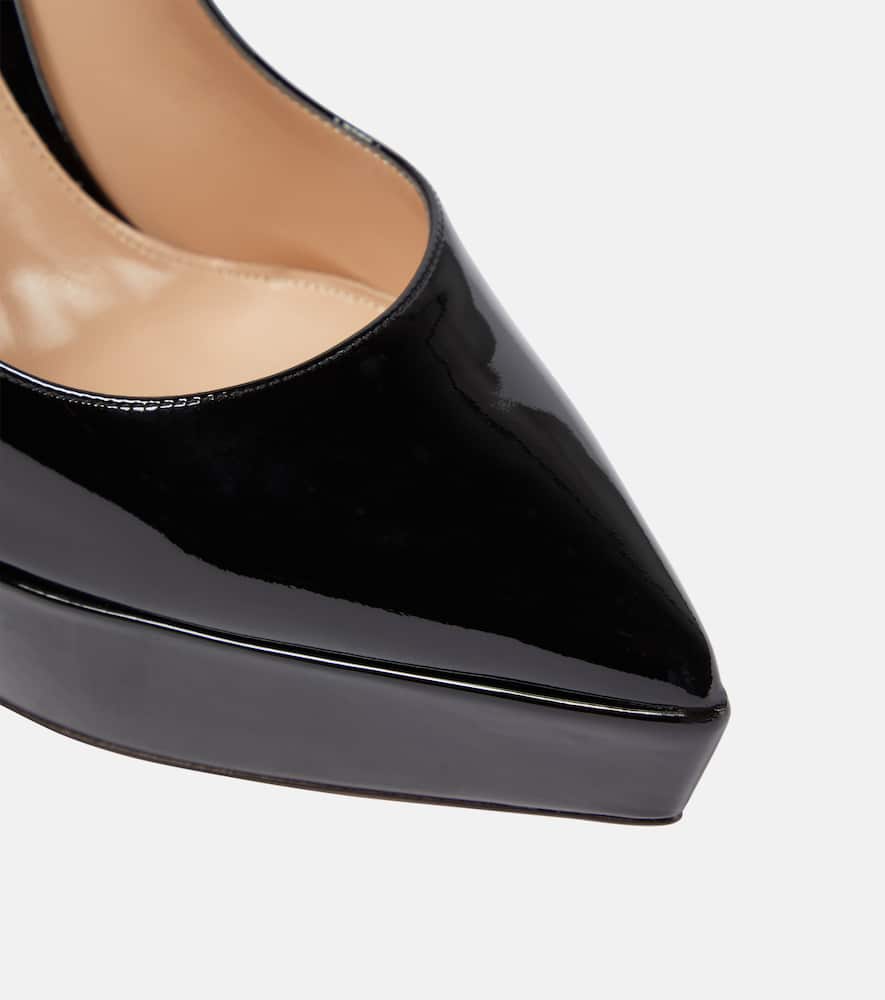 Gianvito Rossi Patent leather platform pumps