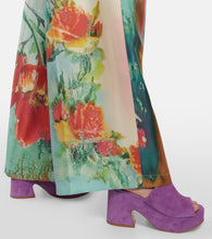 Gianvito Rossi Suede platform mules