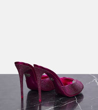 Dolce&Gabbana Crystal-embellished satin sandals