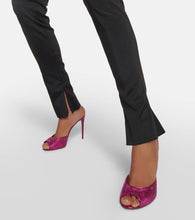 Dolce&Gabbana Crystal-embellished satin sandals