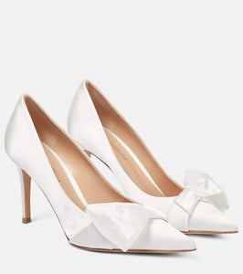 Gianvito Rossi Safira bow-trimmed pumps