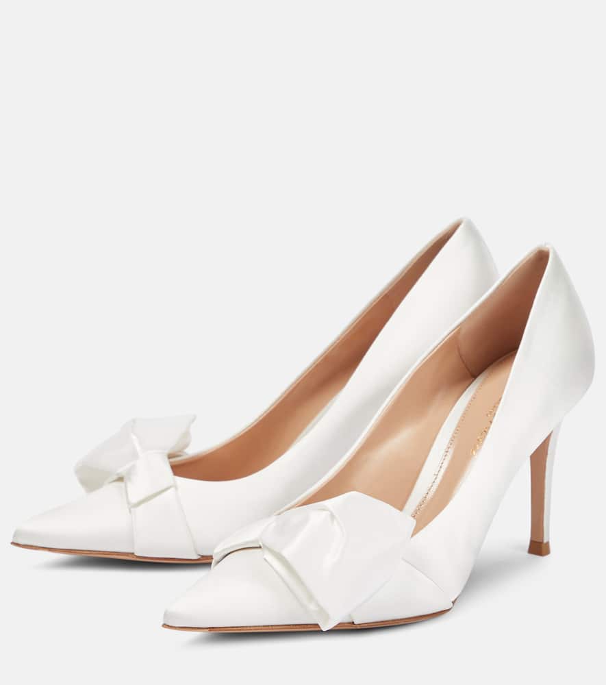 Gianvito Rossi Safira bow-trimmed pumps