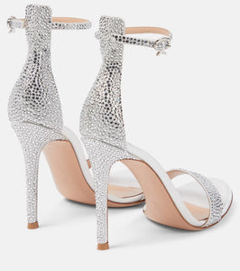 Gianvito Rossi Bridal Glam satin sandals