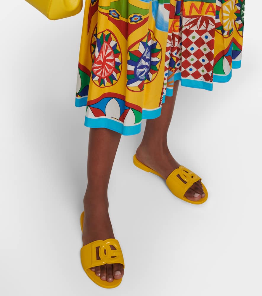 Dolce&Gabbana DG rubber slides