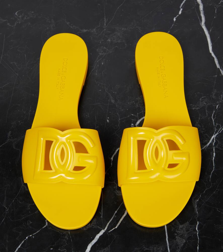 Dolce&Gabbana DG rubber slides