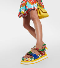 Dolce&Gabbana Day Love embellished leather sandals