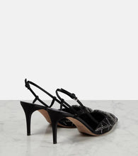 Valentino Garavani VLogo Signature satin slingback pumps