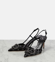 Valentino Garavani VLogo Signature satin slingback pumps