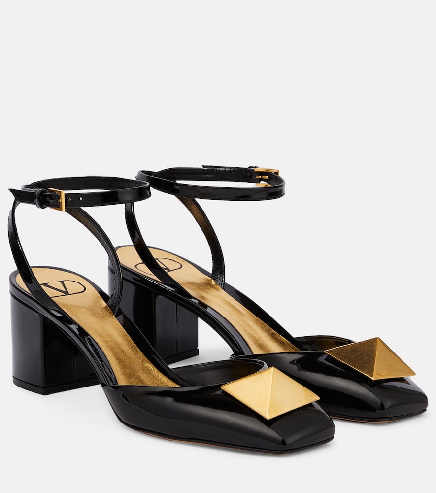 Valentino Garavani One Stud patent leather pumps