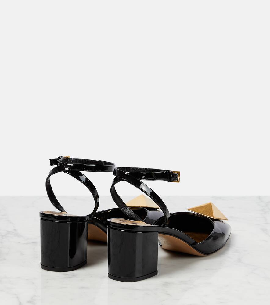 Valentino Garavani One Stud patent leather pumps