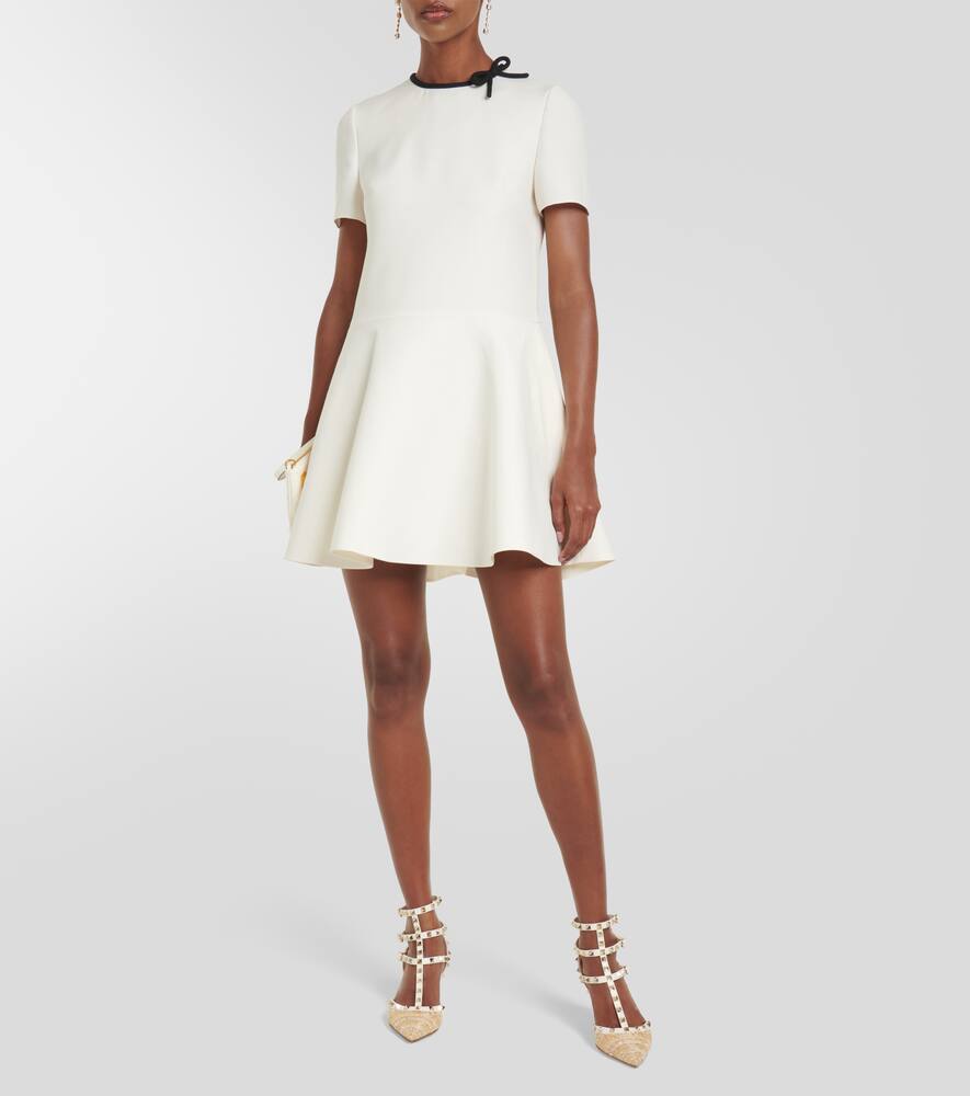 Valentino Garavani Rockstud tweed and leather pumps