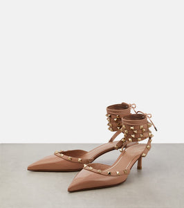 Valentino Garavani Rockstud 50 patent leather pumps