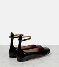 Valentino Garavani Tan-Go patent leather ballet flats