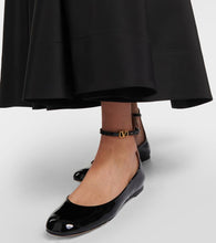 Valentino Garavani Tan-Go patent leather ballet flats
