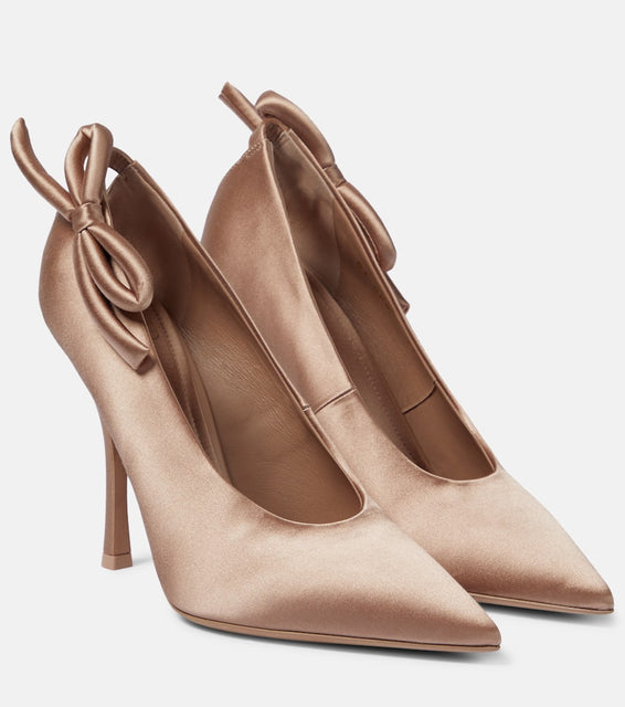 Valentino Garavani Nite-Out cutout satin pumps