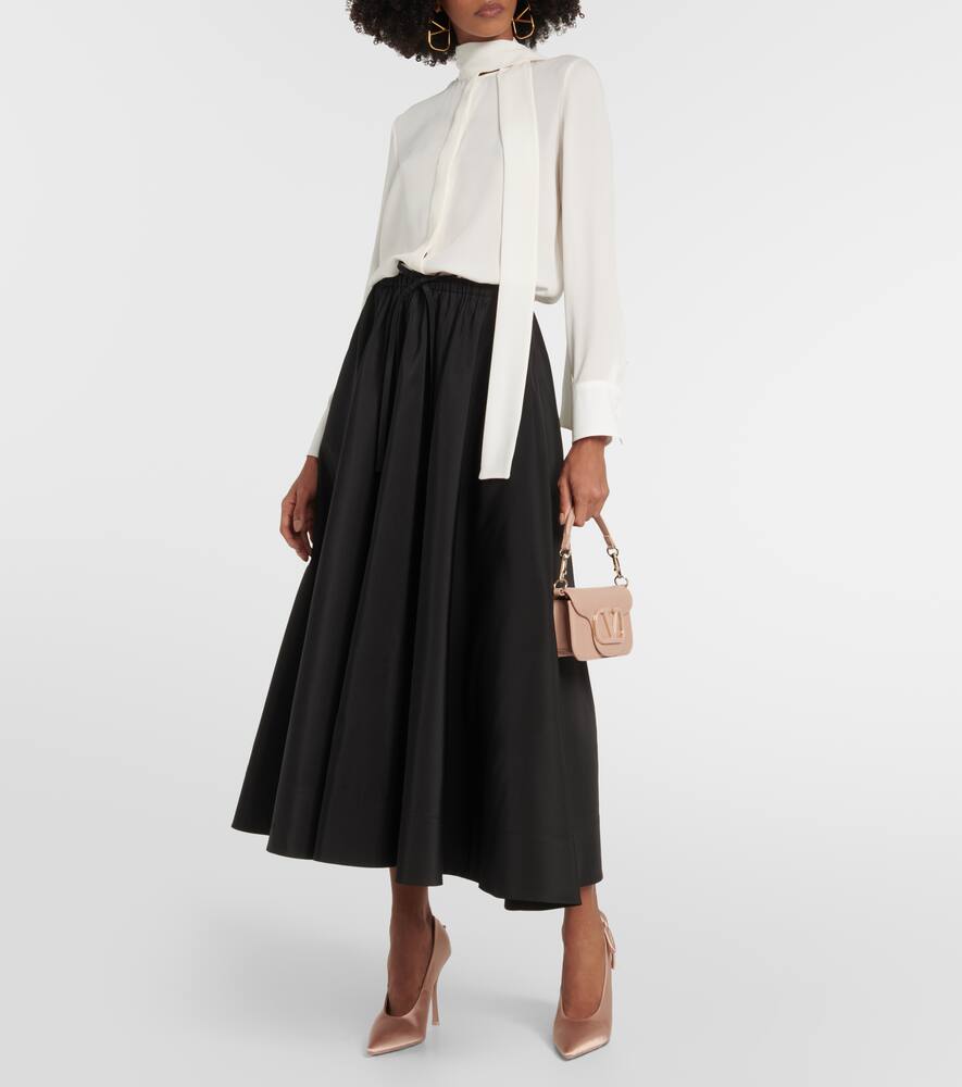 Valentino Garavani Nite-Out cutout satin pumps
