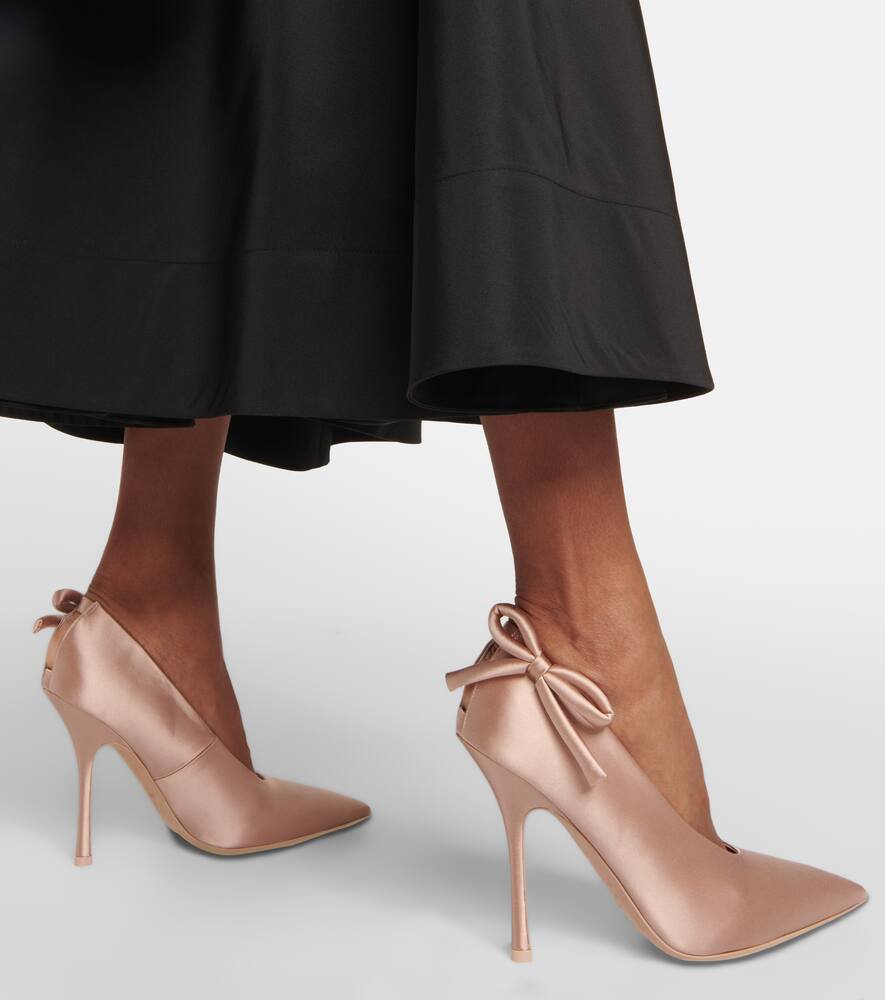 Valentino Garavani Nite-Out cutout satin pumps