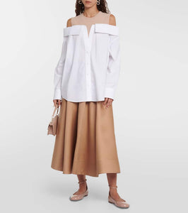 Valentino Garavani Tan-Go patent leather ballet flats