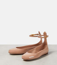 Valentino Garavani Tan-Go patent leather ballet flats