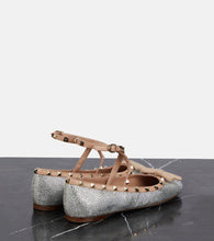 Valentino Garavani Rockstud embellished ballet flats