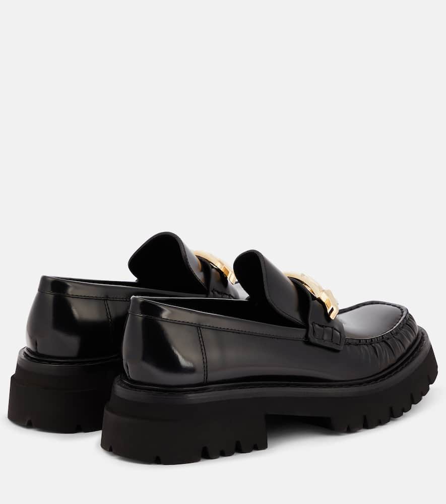 Ferragamo Embellished leather loafers
