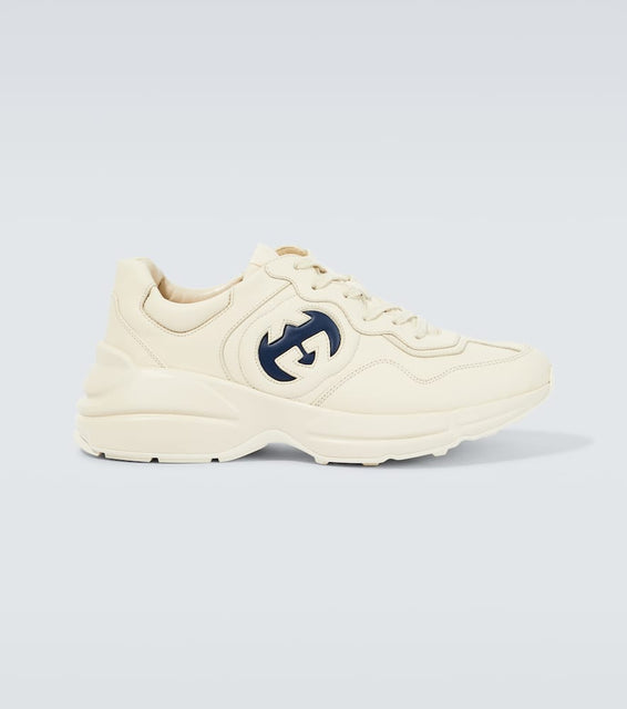 Gucci Rhyton leather sneakers