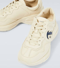 Gucci Rhyton leather sneakers
