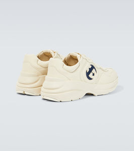 Gucci Rhyton leather sneakers