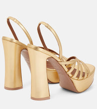 Malone Souliers Amaya 125 leather platform sandals