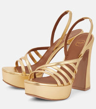 Malone Souliers Amaya 125 leather platform sandals