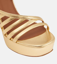 Malone Souliers Amaya 125 leather platform sandals