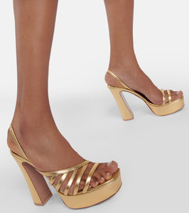 Malone Souliers Amaya 125 leather platform sandals