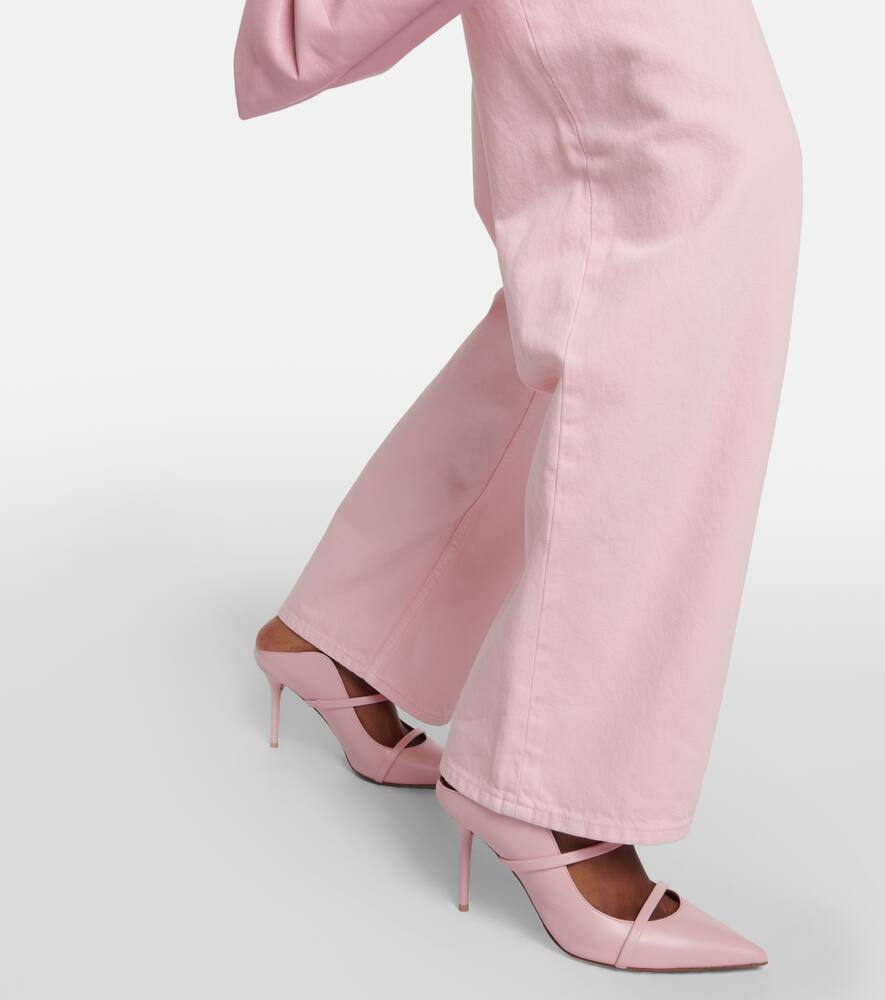 Malone Souliers Maureen 85 leather mules