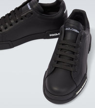 Dolce&Gabbana Logo leather sneakers
