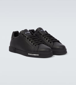 Dolce&Gabbana Logo leather sneakers