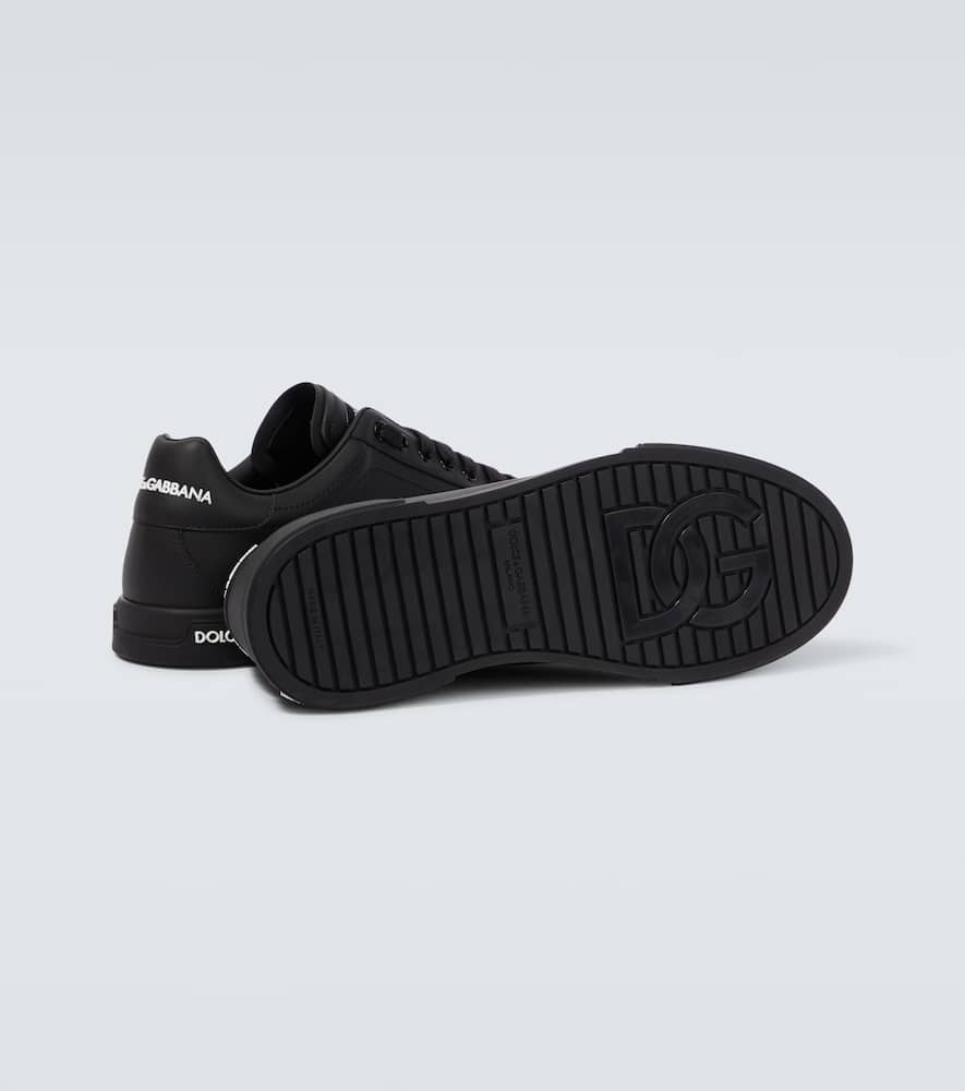 Dolce&Gabbana Logo leather sneakers