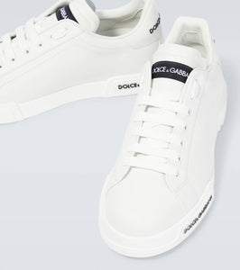 Dolce&Gabbana Logo leather sneakers