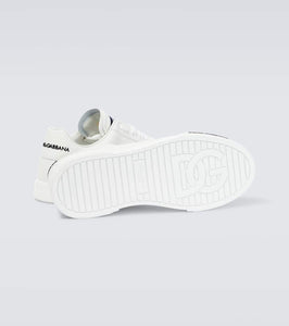 Dolce&Gabbana Logo leather sneakers