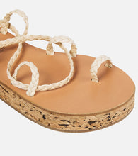 Ancient Greek Sandals Caryatis leather platform sandals