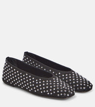 Magda Butrym Embellished satin ballet flats
