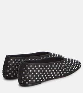 Magda Butrym Embellished satin ballet flats