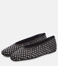 Magda Butrym Embellished satin ballet flats
