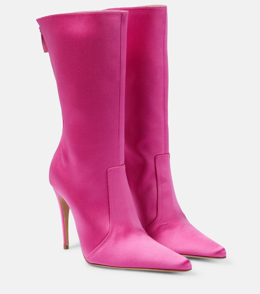 Magda Butrym Satin sock boots