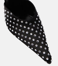 Magda Butrym Embellished satin mules