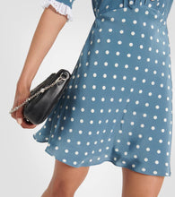 Alessandra Rich Polka-dot silk minidress