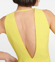 Versace Safety Pin silk minidress