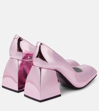 Nodaleto Bulla Air 90 metallic leather pumps