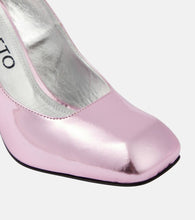 Nodaleto Bulla Air 90 metallic leather pumps